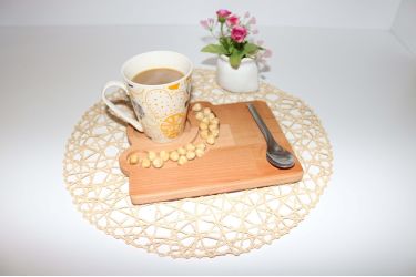 Modülya Kahve Sunum Tabağı- 1 - Servis Tabağı - Bambu Tabak